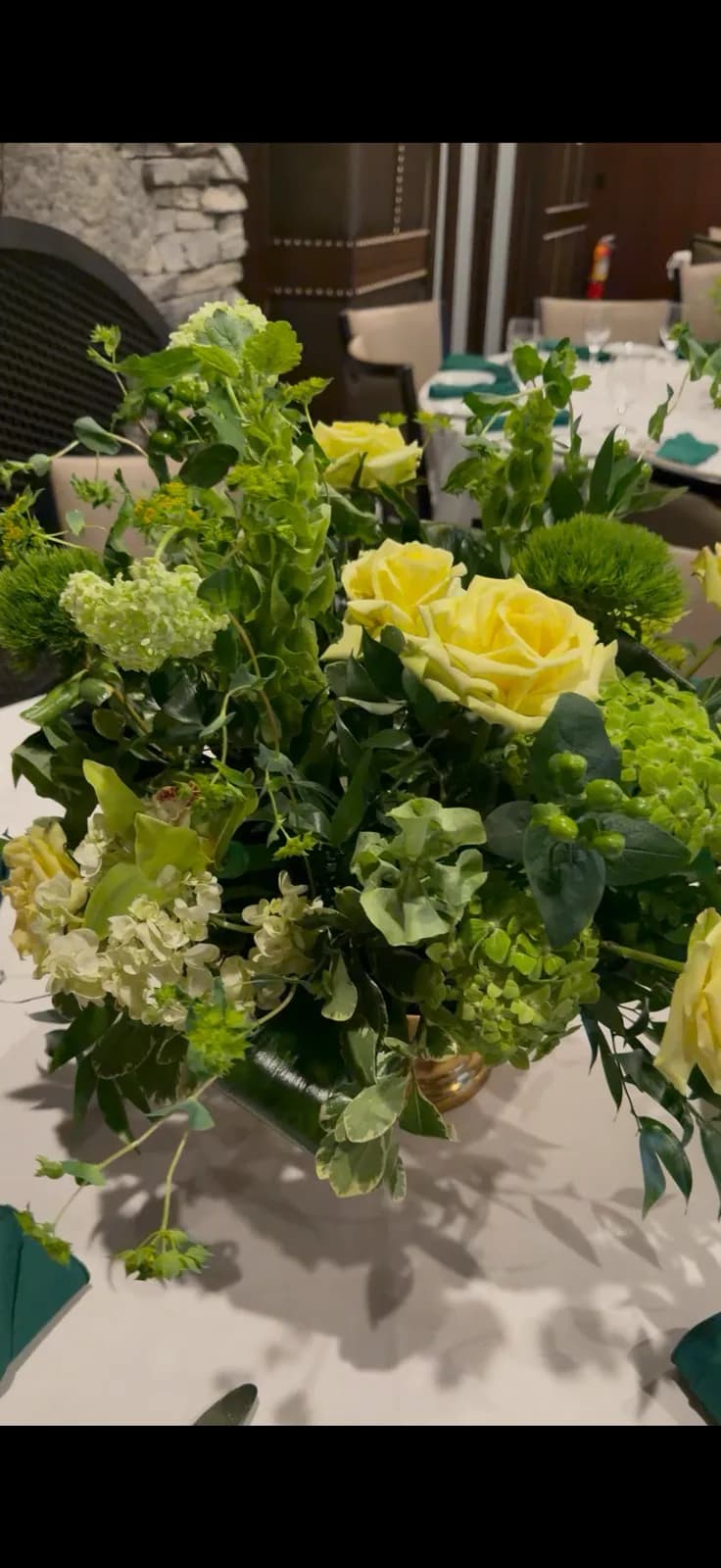 First-communion florals by Diva Flowers