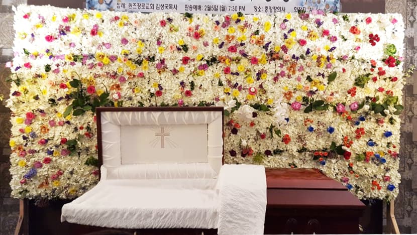 Memorial Floral Wall